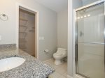 Guest Bathroom with Shower Only at 2 Red Cardinal